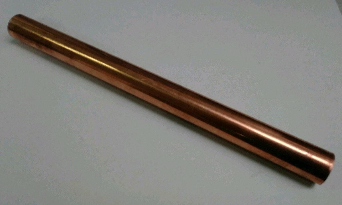 110 Copper Solid Round Rod 1/2 x 12 New Lathe Stock