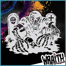 Zombie #2 - Reusable Airbrush Stencil Template
