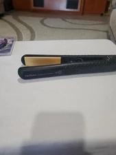 HER STYLER Professional 1" Straightening Iron 35 watt BLACK Works Great!