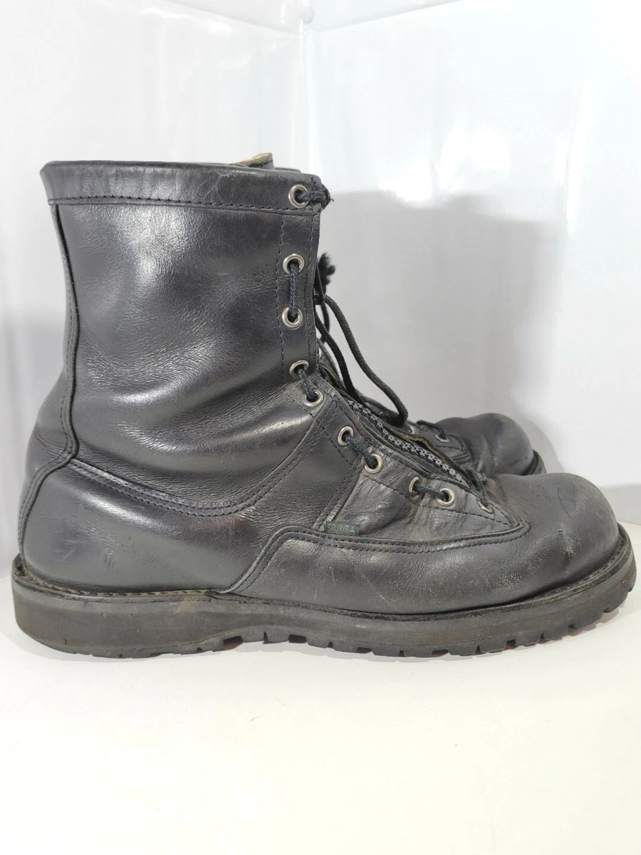 Men's 11.5 Danner Recon Boots 69410 Gore-Tex Black Leather 200G Zip Up Shoes
