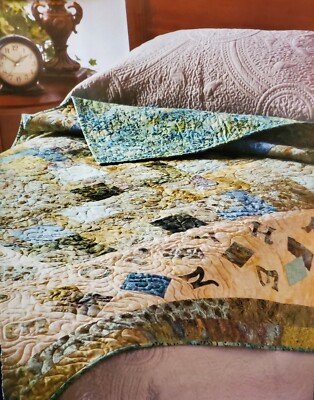 ''Code to Live By'' Quilt Pattern from 2013 Magazine Batik Fat Quarter Beginner