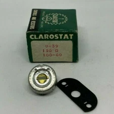U-39 CLAROSTAT 150 OHMS 100-60 TRIM POTENTIOMETER (7)