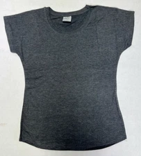 TRI-BLEND DOLMAN VINTAGE BLACK XS T-SHIRT WHOLESALE LOT 72PCS 12 OR 1 TEE SIZEsx