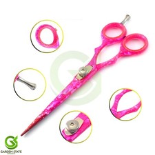 Professional Pink Barber Hair Cut Dressing Scissors 6'' Hair Cutting Shears