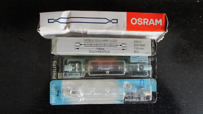 4x Halogenstab 118 mm R7s 230V 200W Osram Philips