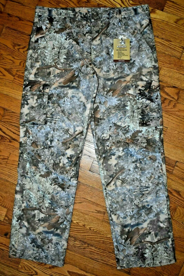 King's Camo Women's Hunter Series Camo Pants Desert Shadow Size 16 # KCL2118 - Image 2 of 4