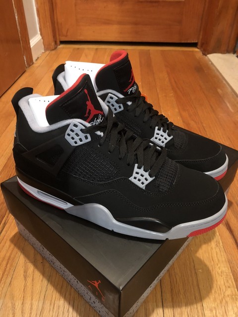 Size 10.5 - Jordan 4 Retro OG Bred 2019 
