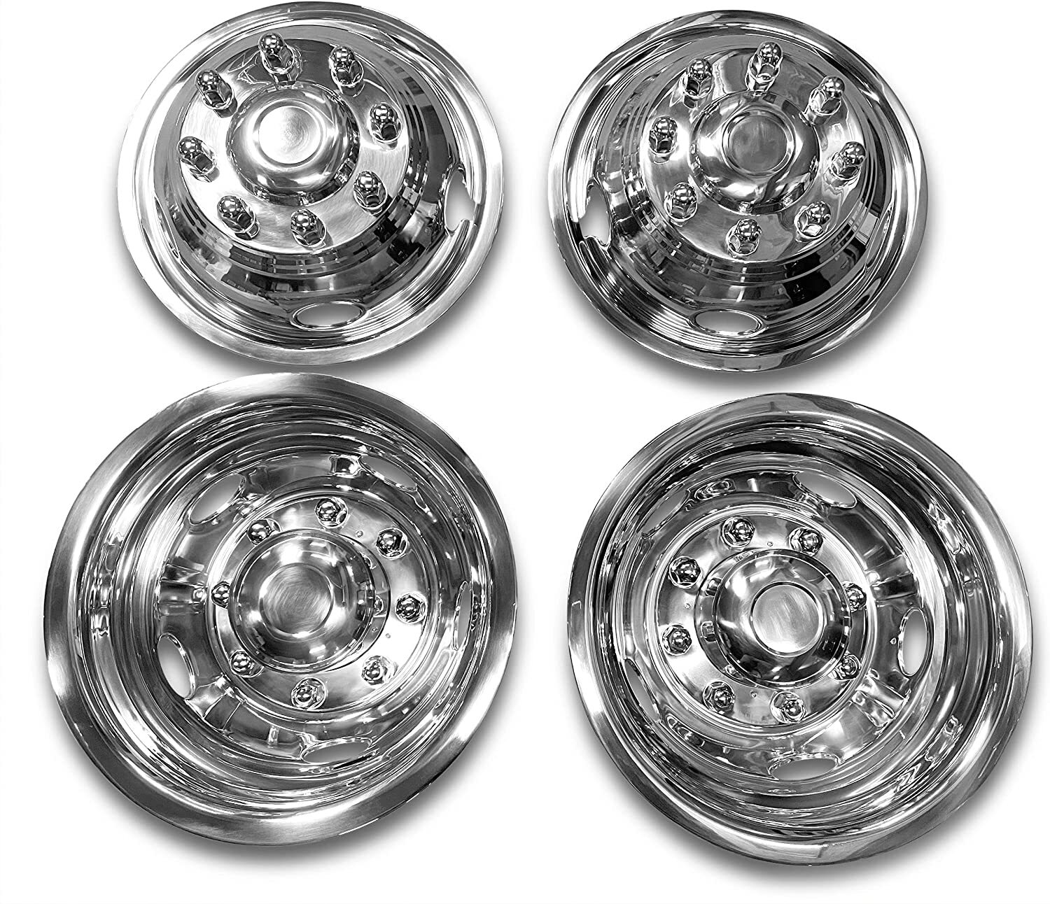 Set of 2 Rear & 2 Front Wheel Simulators 17 Inch SnapOn eBay