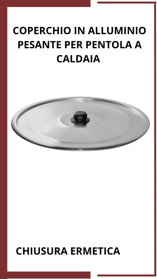 Pentola in alluminio a Caldaia per Bollitura con Manici Sterilizzazione Conserve - Immagine 3 di 3