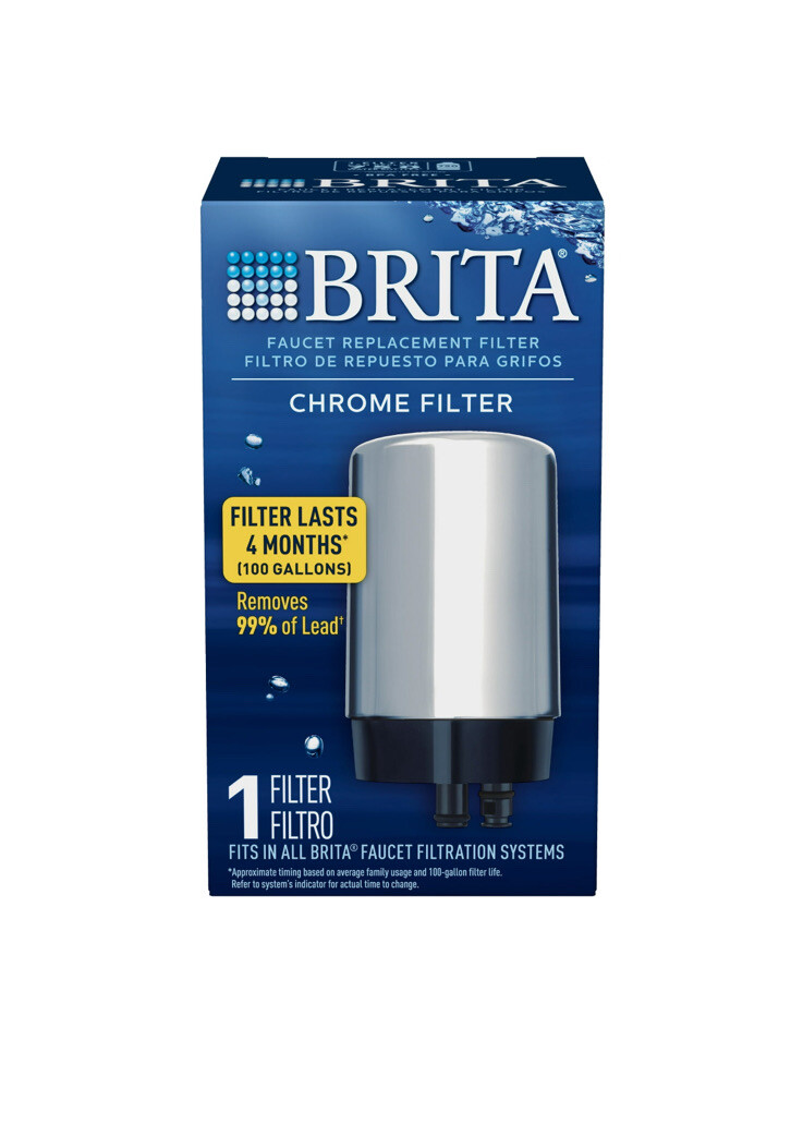 BRITA FR200 Chrome Replacement Faucet Filter 1 Pack NEW 60258363104 eBay