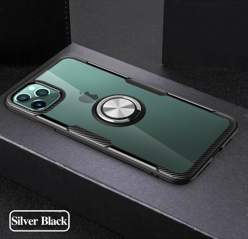 Shockproof Heavy Duty Ring Stand Clear Case for Apple iPhone8 XR XSMax 11pro SE - Picture 15 of 16
