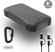 Techsmarter 30000mah Rugged  Waterproof 45W USB-C Portable Charger Power Bank