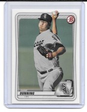 2020 Bowman Paper Prospects Baseball #BP92 Dane Dunning RC (White Sox)