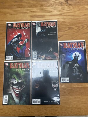 Batman: Secrets #1-5 1 2 3 4 5 Komplettsatz Keith/Sinclair DC Comics 2006