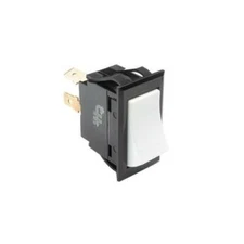 Cole Hersee 57000-23 Moisture Resistant SPST On / Off White 12 Volt Rocker Switc
