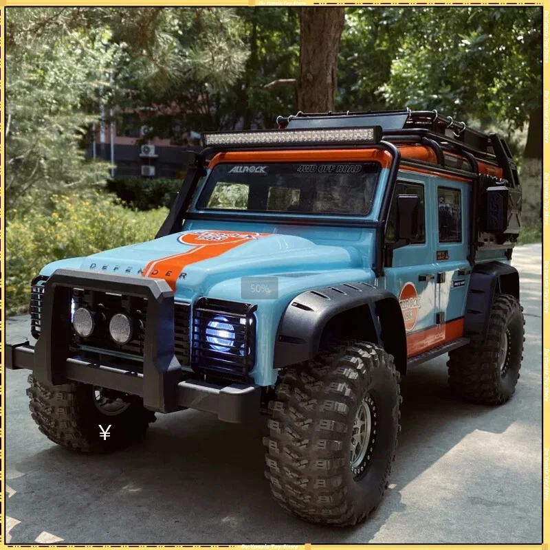 1/8 RC Double Pickup 4WD H8H V2 4x4 Remote Control Rock Crawler RC Car Model RTR - Image 3 of 4