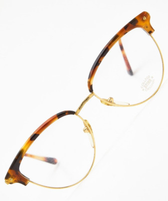 STING S Schildkröte Gold Fassung Schmetterling Brille Vintage 80s Unisex