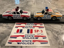 AFX Prototype State Police Chevy Caprice White/Red/Blue