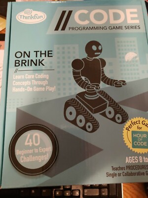 CODE Programming Game Series On The Brink Think Fun Kids Adult Teach Coding 