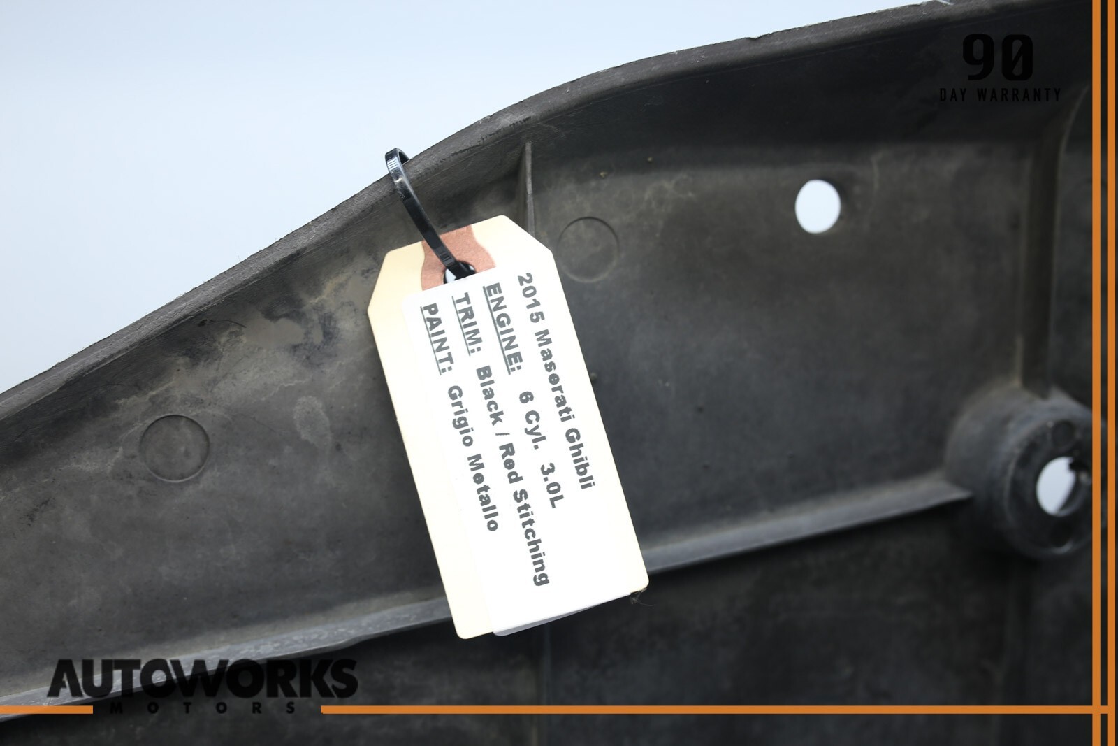 14-19 Maserati Ghibli M157 Rear Underbody Aerodynamic Cover Panel Shield OEM