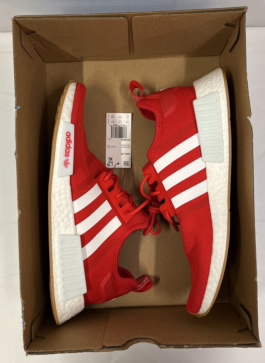 NEW** Adidas NMD-R1 Vivid Red Mens Shoes (GY6056) Size 12 | eBay display picture 3