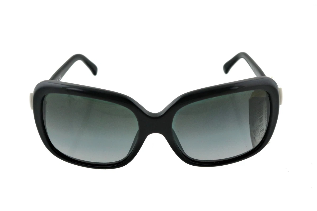 Chanel Butterfly Sunglasses acetate black and beige no scratches