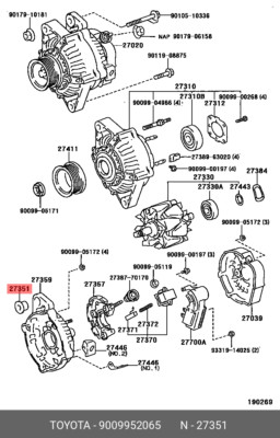 Original OE Rotor Magnet Spule 9009952065 für Toyota 90099-52065