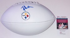 ROMAN WILSON SIGNED AUTOGRAPHED PITTSBURGH STEELERS F/S WHITE FOOTBALL JSA COA!