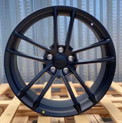 20X9.5 20X11 5x115 Black Wheels Fits Dodge Charger Challenger SRT R/T Scat Pack