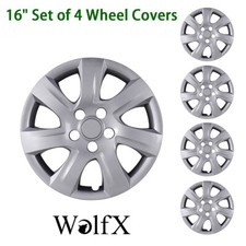 16 Inch 4pcs Wheel Covers Lacquer Snap On Hubcap For 2007-2011 Toyota Camry R16