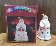 Lenox Light-Up Lit Color Changing Santa Figurine Seasons Sparkle