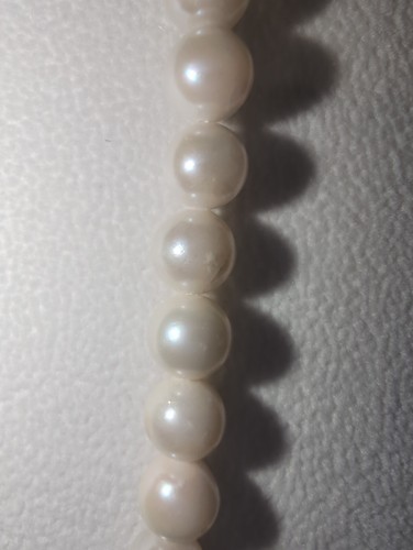 Japanese Single Strand Akoya Pearl Necklace Auth 6.0-6.5mm 27g - Picture 13 of 14