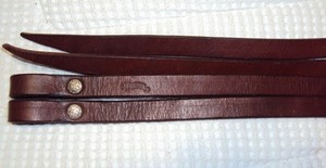 WEAVER Western Reins - Quality Brown Leather - 5/8" wide x 84" long - GREAT