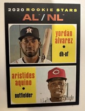 2020 Topps Heritage - Rookie Stars Yordan Alvarez, Aristides Aquino #54 (RC)