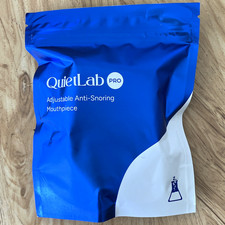 QuietLab Pro Adjustable Anti-Snoring Mouthpiece Blue/White QuietLab-Pro-x1