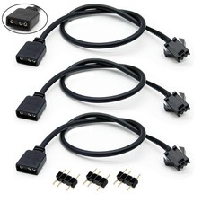 ARGB Female Cable, 1-to-1 ARGB Extension Cable, 5V 3-Pin Digital Addressable ...