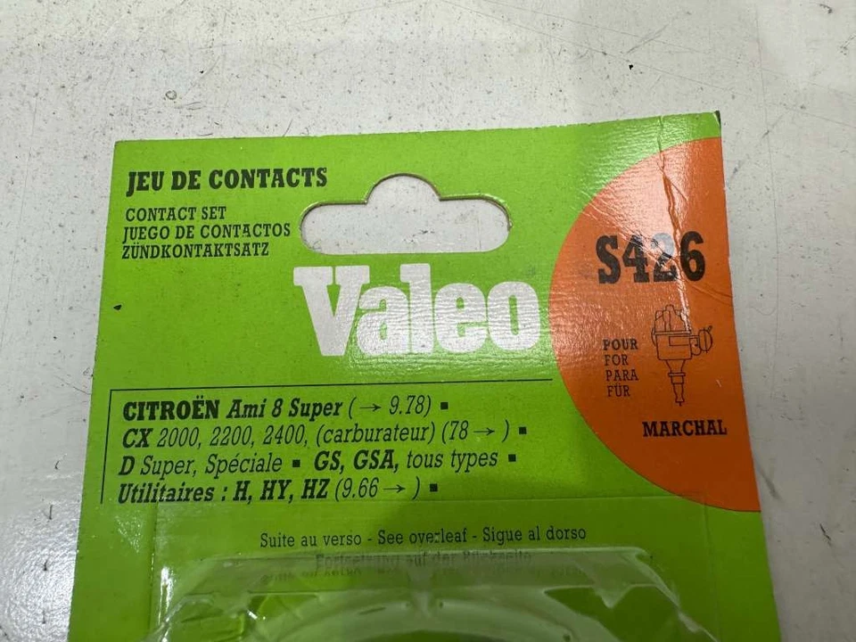 PIATTO CONTATTI PUNTINE SPINTEROGENO VALEO PEUGEOT 304 404 504 RENAULT R4 TAL... Foto 2 de 4