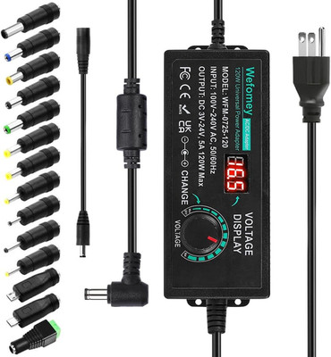 120W Universal Power Supply Adjustable DC 3V ~ 24V Variable Switching AC/DC Adap