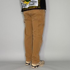 Vintage 90s Dickies Carpenter Pants 32x30 Regular Straight Fit Tan Work