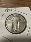 1929-S Standing Liberty Silver Quarter Dollar.