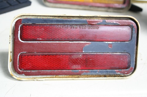 1974-81 PONTIAC FIREBIRD TRANS AM REAR RED MARKER LIGHT & MOUNTIN BEZZEL RIGHT - Picture 2 of 7