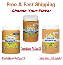 MaraNatha Organic Creamy Peanut Butter Spread, No Stir, 16 oz Select Flavor 