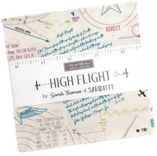 High Flight Moda Charm Pack 42 100 Cotton 5-inch Precut Fabric Squares