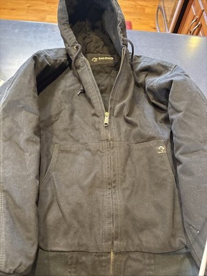 Vintage Dri Duck Canvas Detroit Style Jacket Coat Mens L EUC SHELL 100 % Cotton