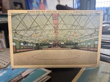 Vintage Skateland Roller Rink Celoron Park Jamestown NY Chautaugua Lake Postcard