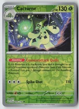 Cacturne 006/198 Uncommon Scarlet & Violet Pokemon Reverse Holo Near Mint