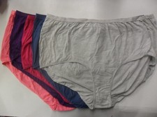 NWOT Assorted Comfort Choice 5 Pair Pack Cotton Brief Panties Size 13