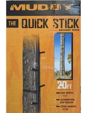Muddy Quick-Stick Climbing System | 20ft Reach, Alternating Step Design