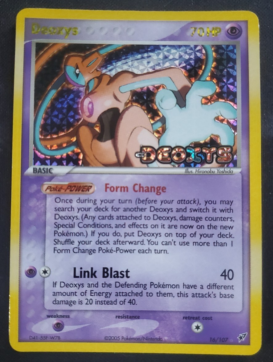 Deoxys 16/107 - EX Deoxys - Reverse Holo Stamp