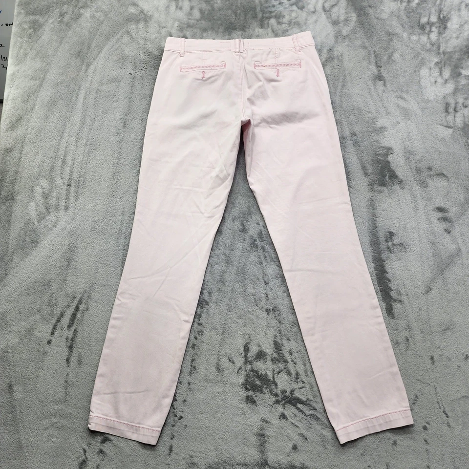 Pilcro Anthropologie Pants Womens 26 Pink Hyphen Fit Slim Straight Low Rise  - Изображение 4 из 4